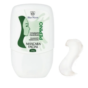 Máscara Facial de Pepino – Hidratante, Calmante e Anti-Olheiras (50g)